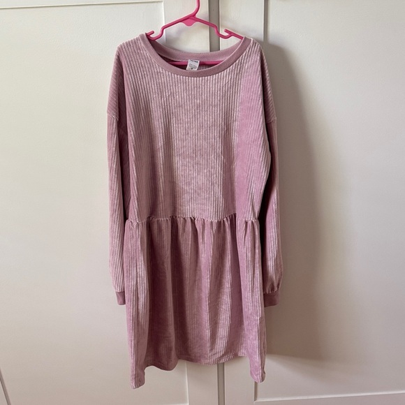 Carter's Soft Pink Ribbed Dress - Picture 1 of 2